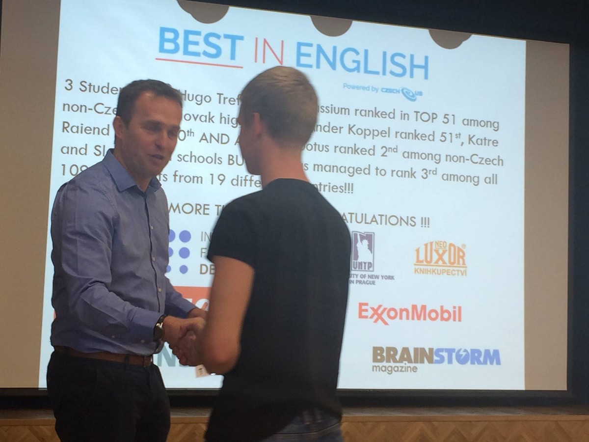 Best in English 2015/2015 - úspěšný student