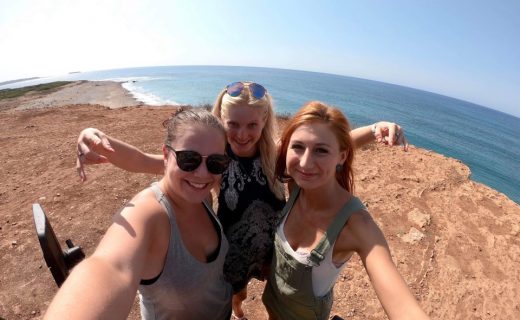 Selfie s kamarádkama z Kypru