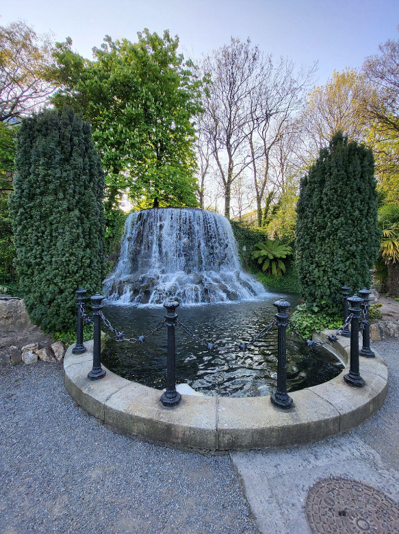 Vodopád poblíž St.Stephens park v Dublinu