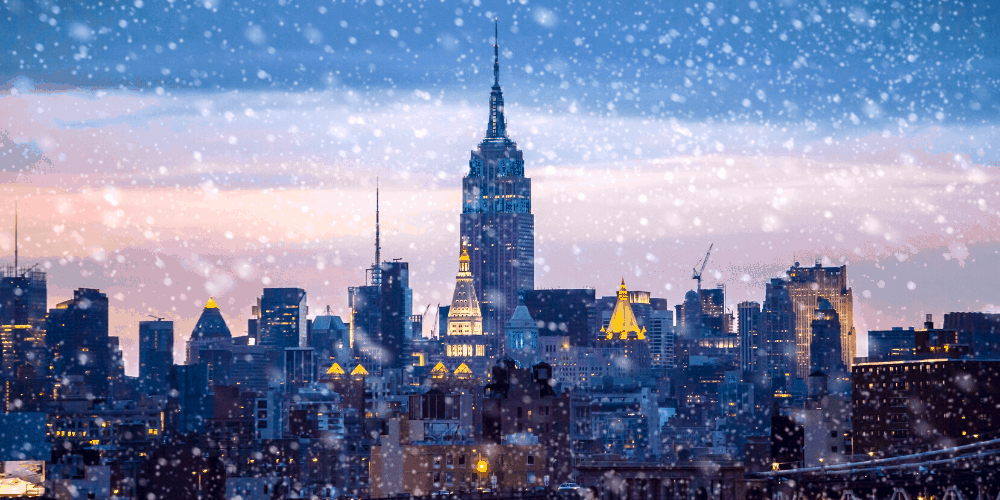 Sníh v New Yorku