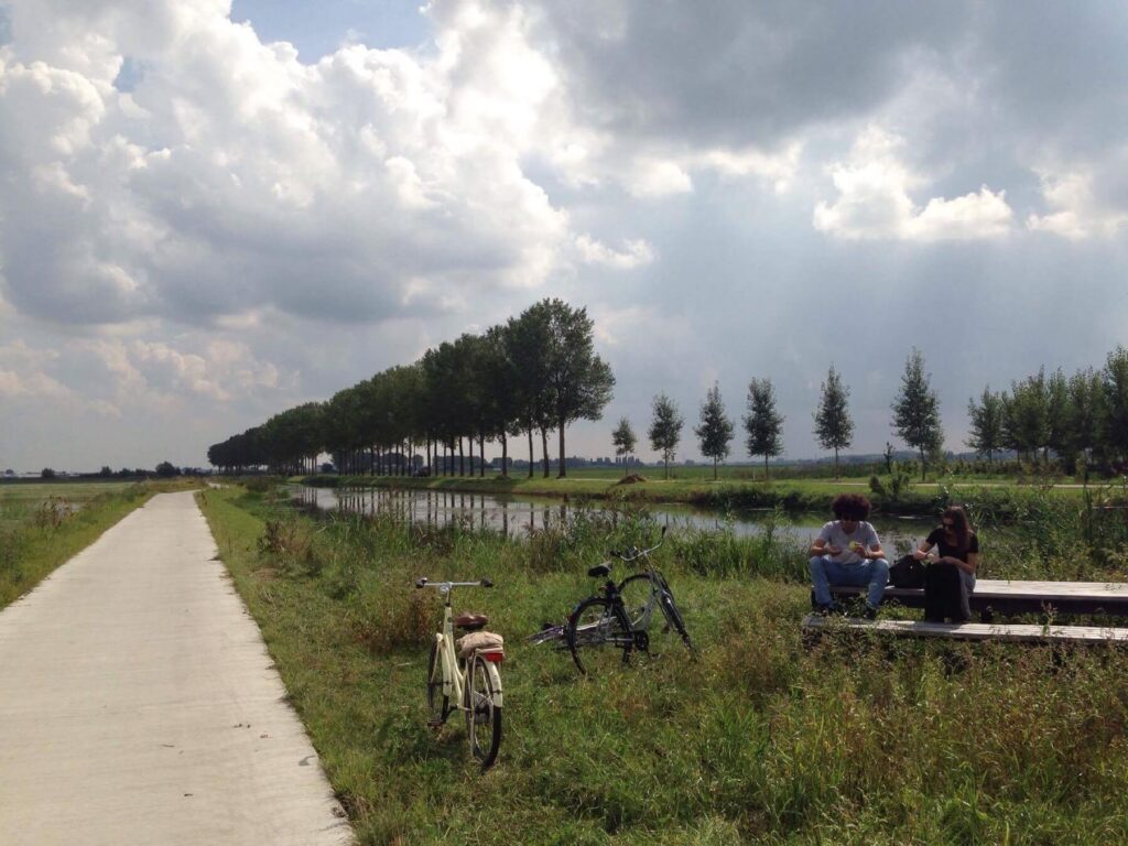 Cyklostezky v Holandsku jsou téměř všude.