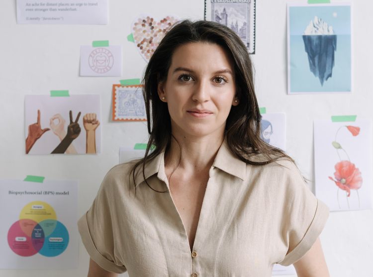 psycholožka Adéla Ziberi