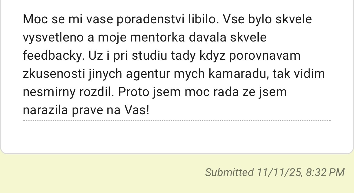 Feedback od Diana L.