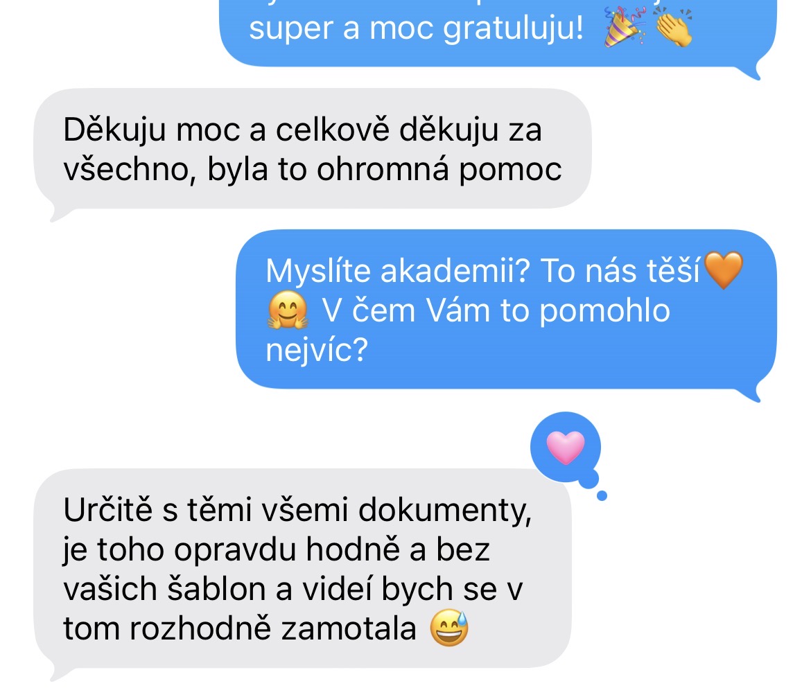 Feedback od Lucie H.