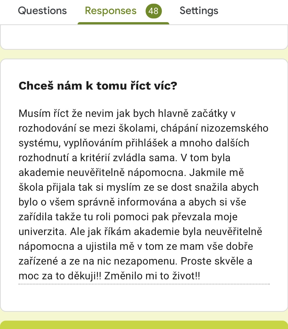 Feedback od Tereza M.